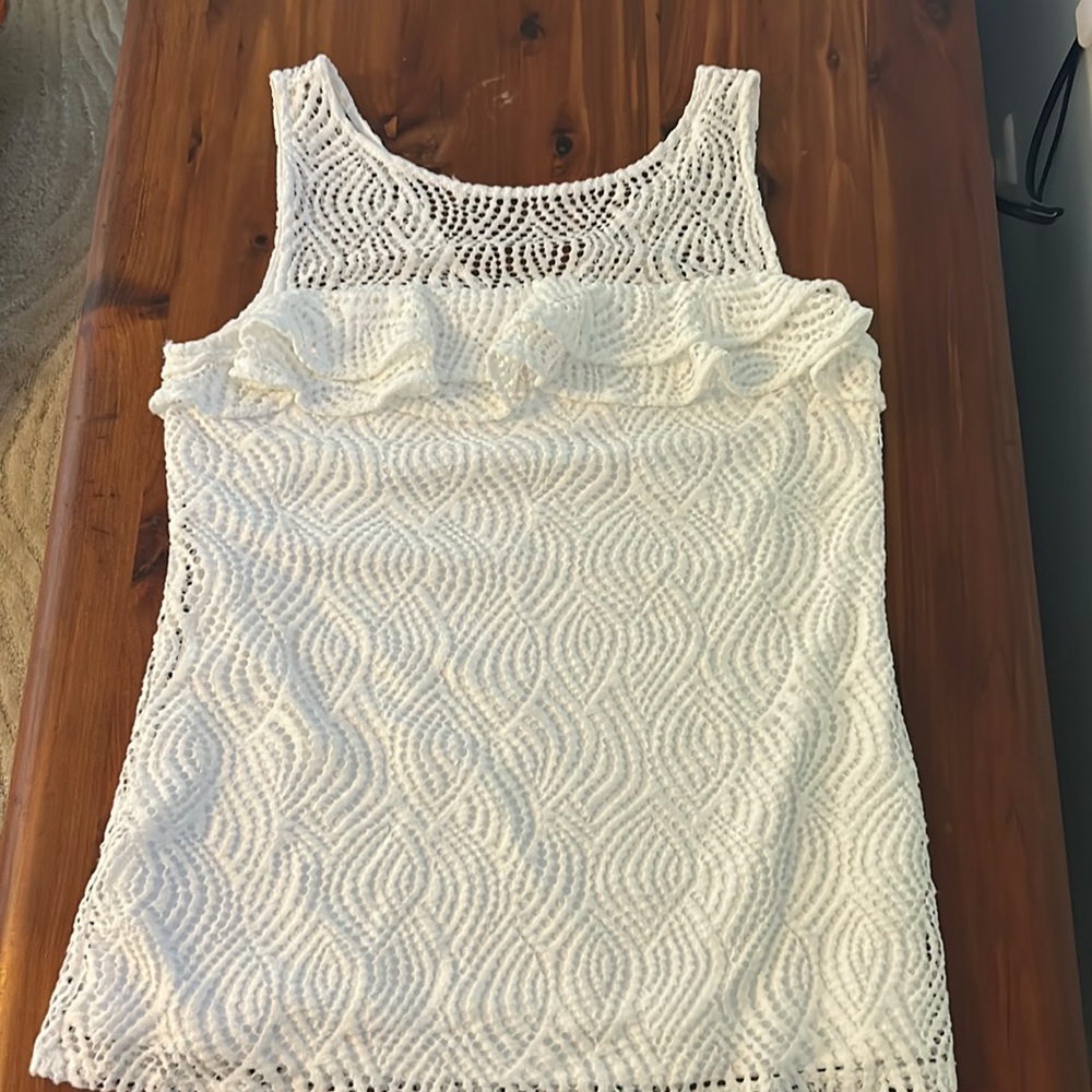 Lilly Pulitzer Small women’s Lace tank top white